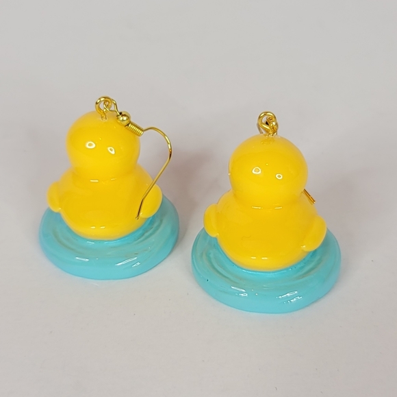 Rubber Duckie Drop Earrings NWOT - Picture 4 of 4